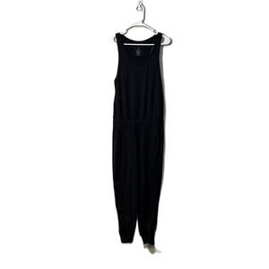 Sweaty Betty Black Tapered Yoga Exercise Jumpsuit Size M